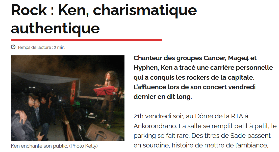 Ken – Charismatique